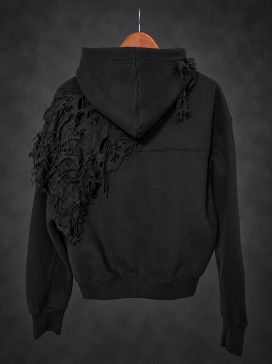 Sovereign Cropped Hoodie — Back