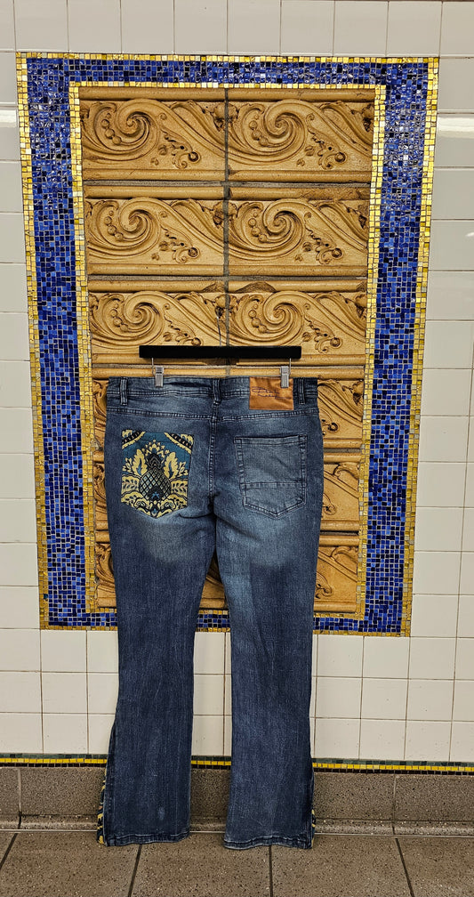 Duarte Lateef Cuban Link Embellished stacked Jens