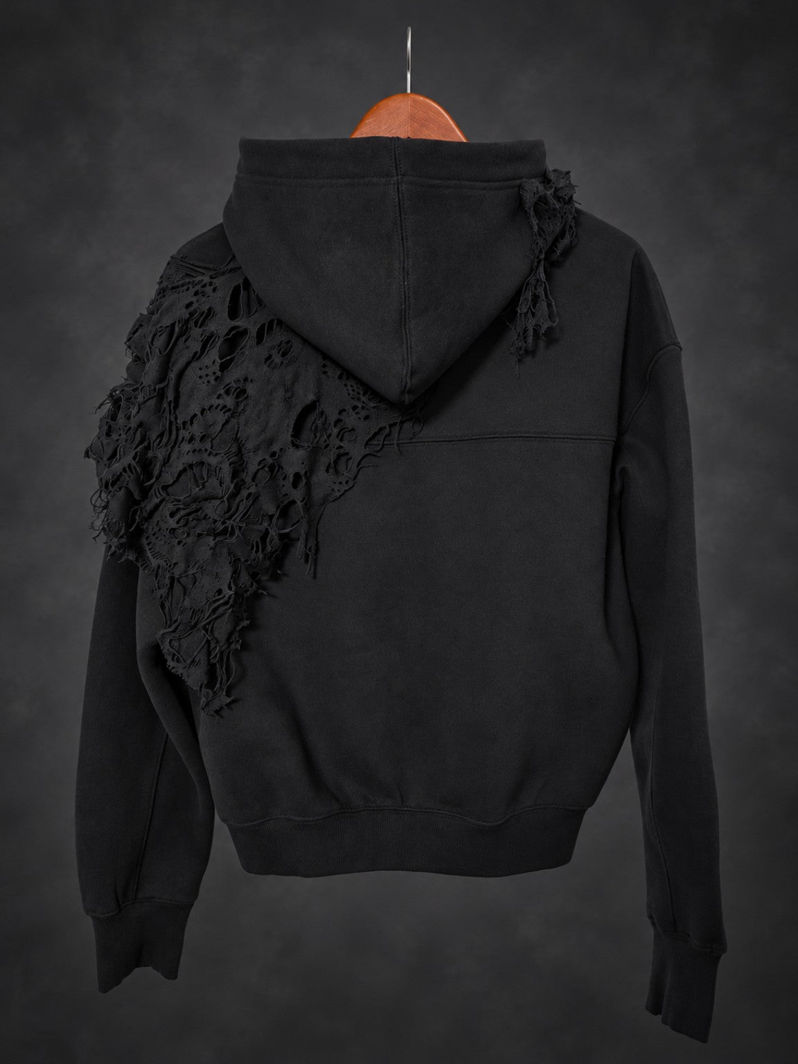 Sovereign Cropped Hoodie — Back