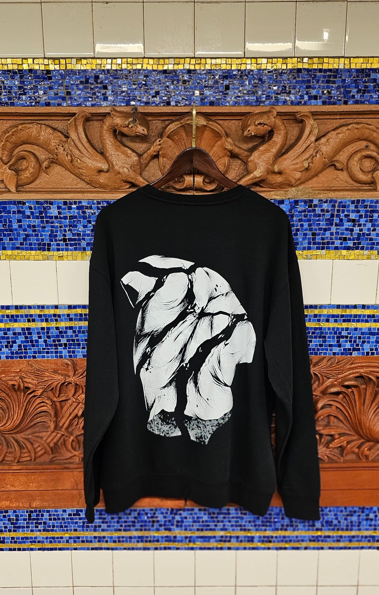 Duarte Lateef Embossed Jewel Embellished Crewneck
