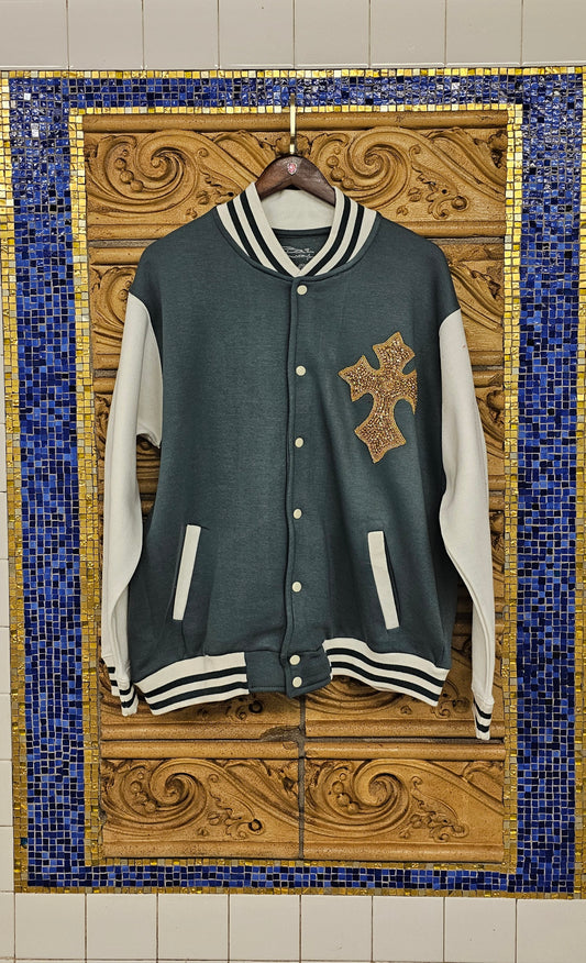Duarte Lateef Embossed Varsity Jacket