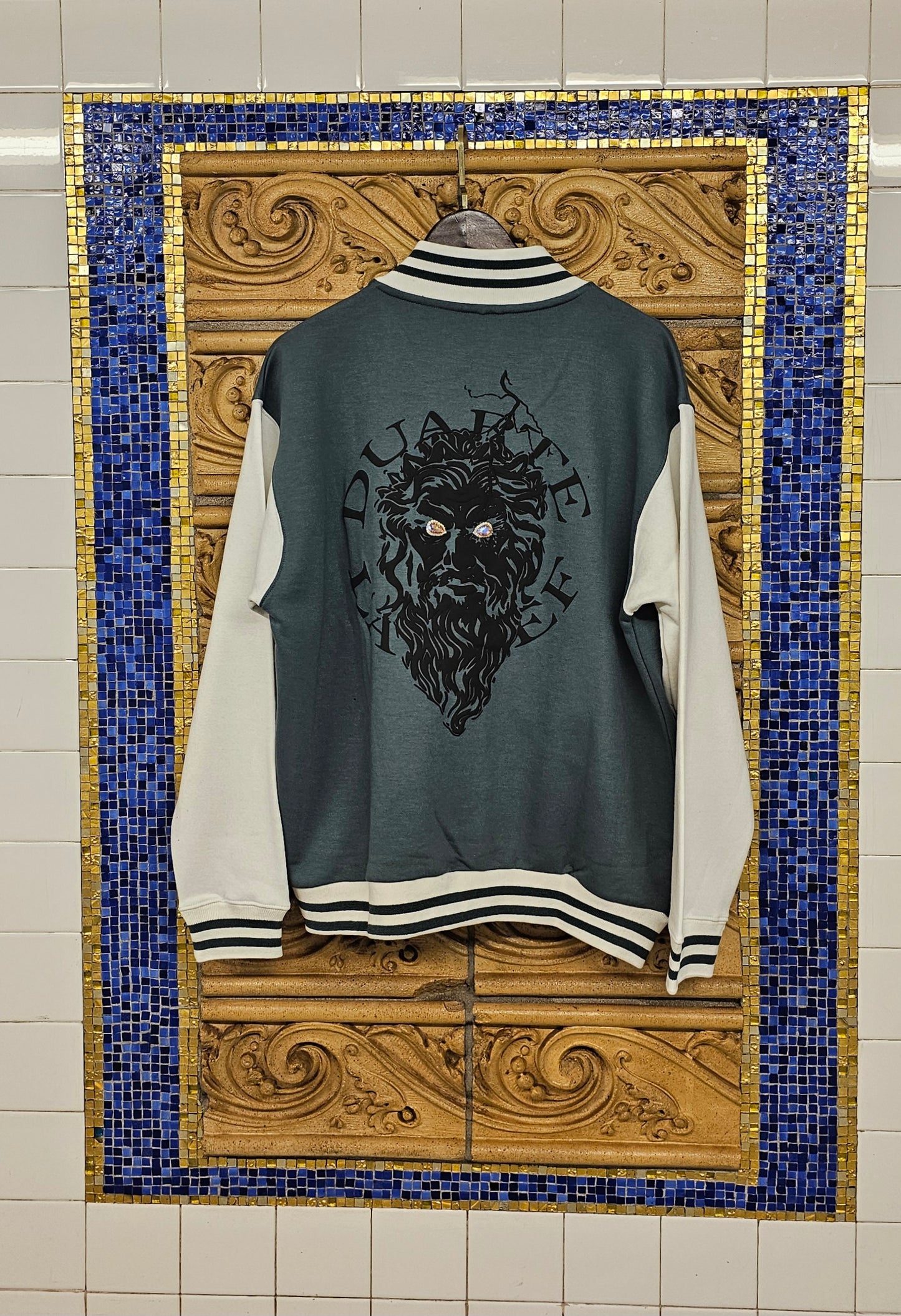 Duarte Lateef Embossed Varsity Jacket