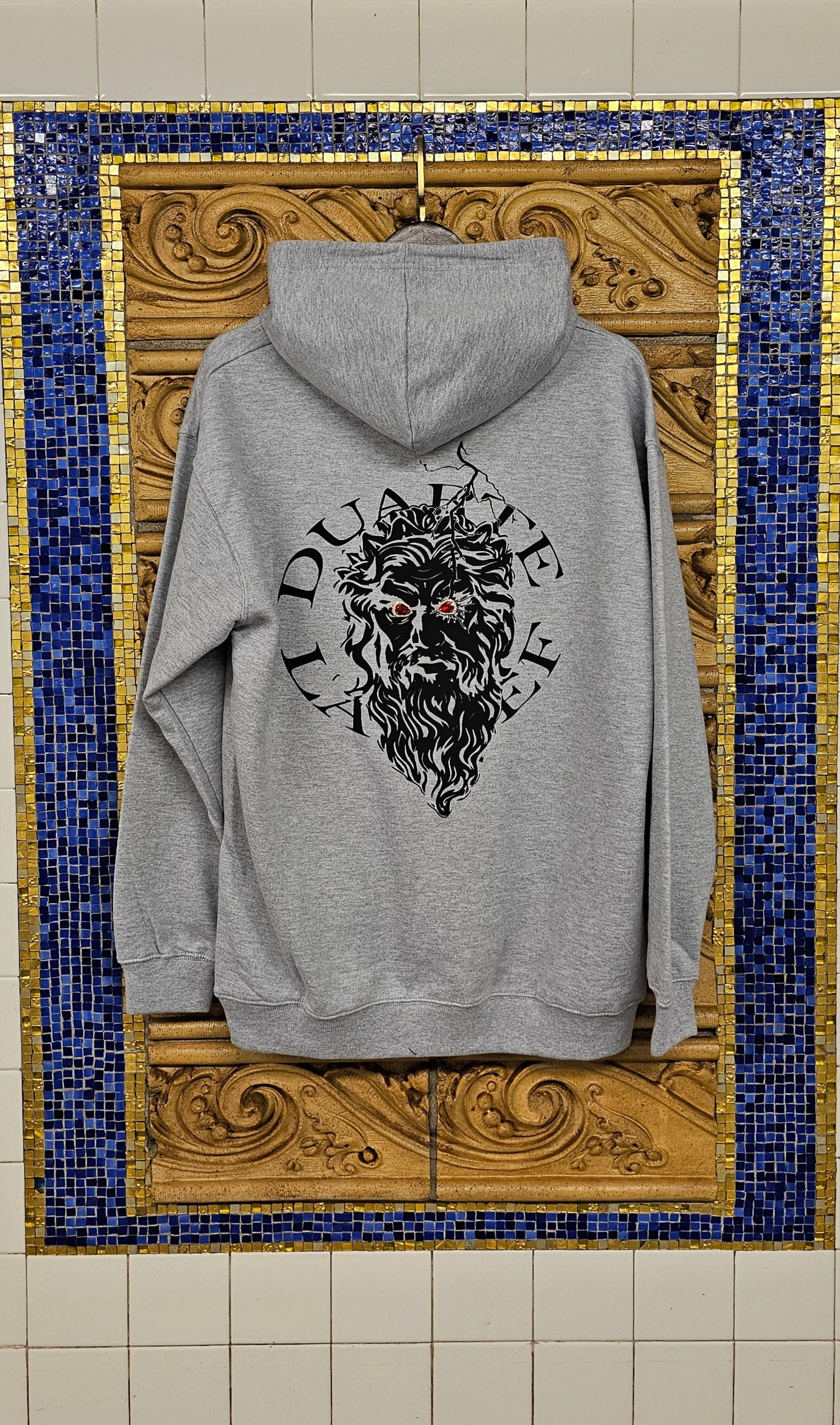 Duarte Lateef Logo Grey Hoodie
