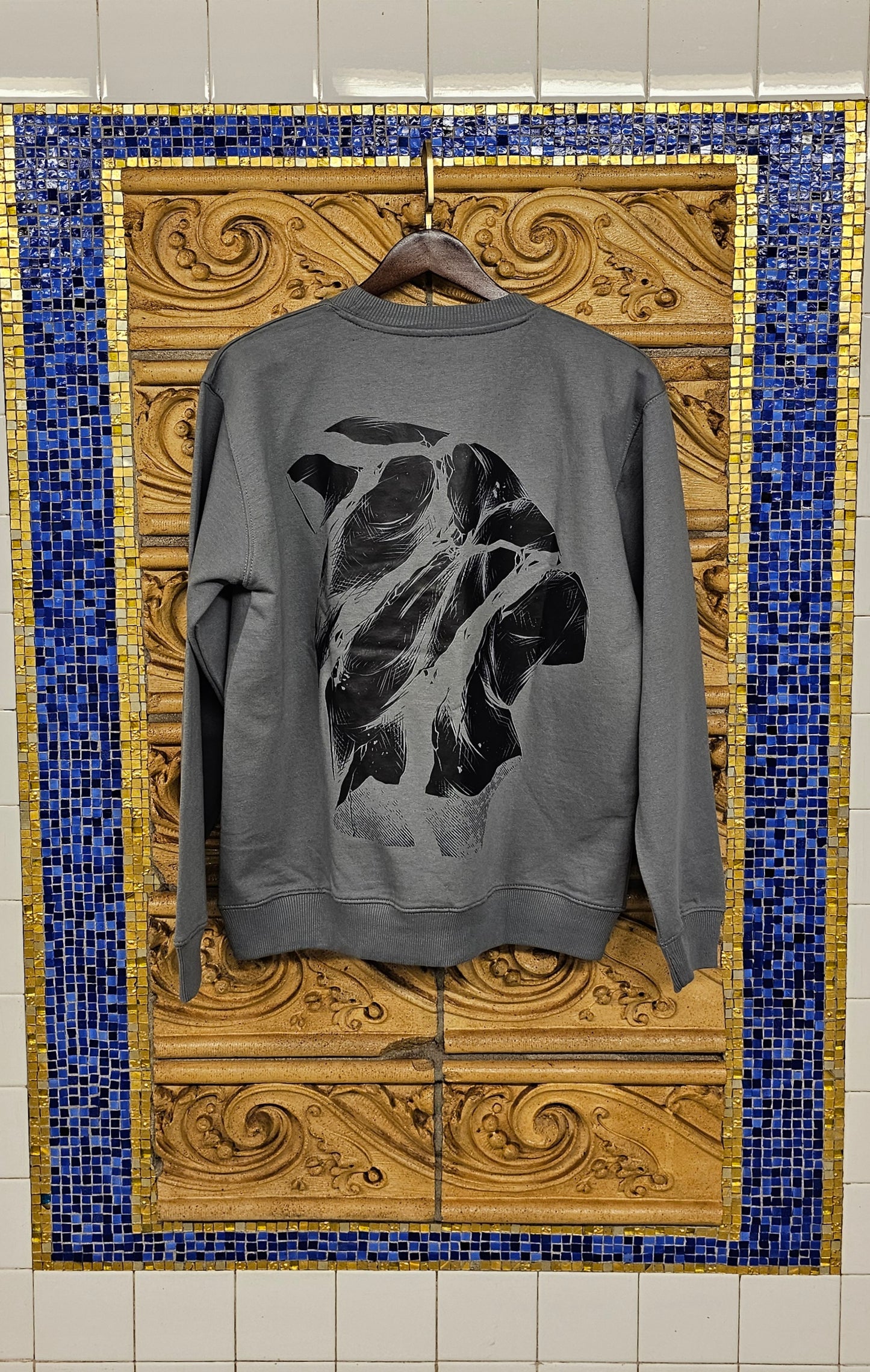 Duarte Lateef Embossed Jewel Embellished Crewneck