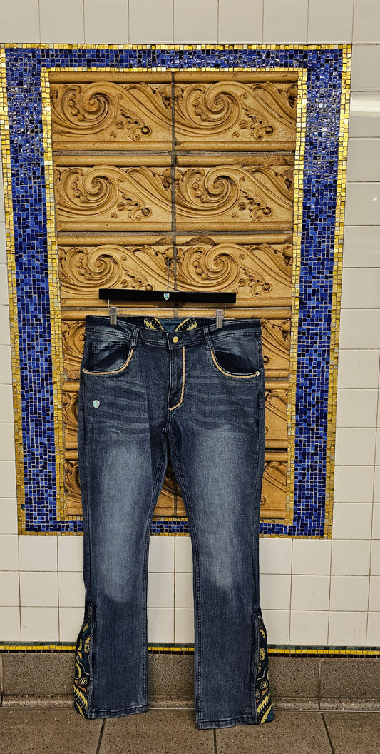 Duarte Lateef Cuban Link Embellished stacked Jens