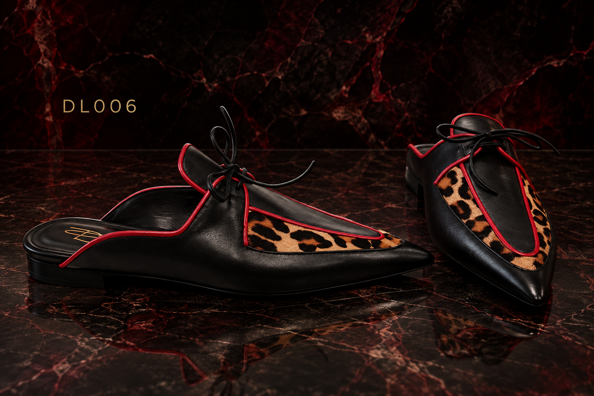 ARCHIVE 002 — DL006 Leopard Pointed Mule