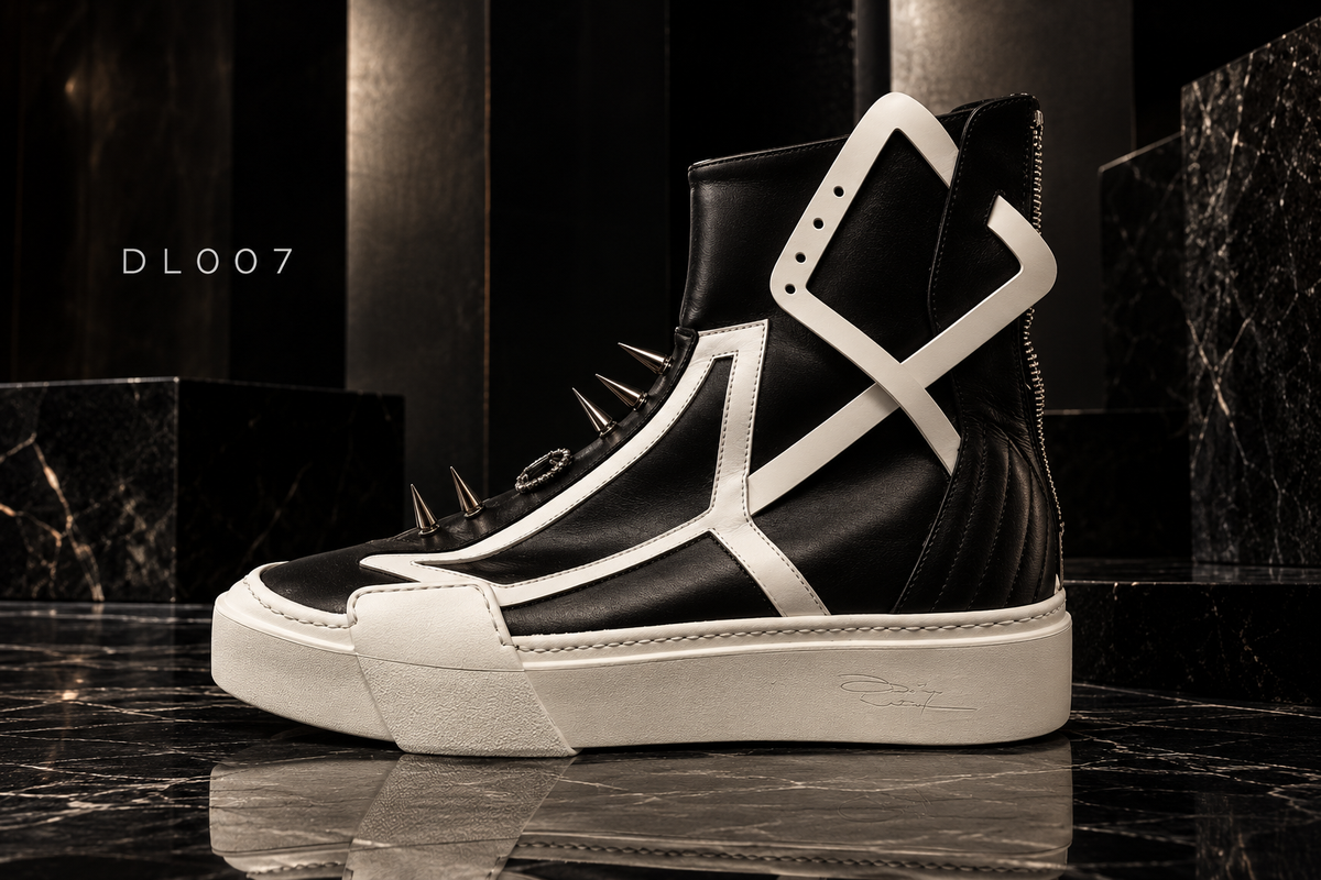 ARCHIVE 004 — Black/White High-Top Prototype — 2020