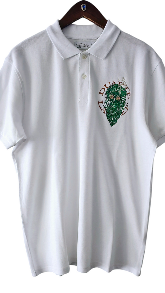 Duarte Lateef Organic Cotton Embroidered Polo
