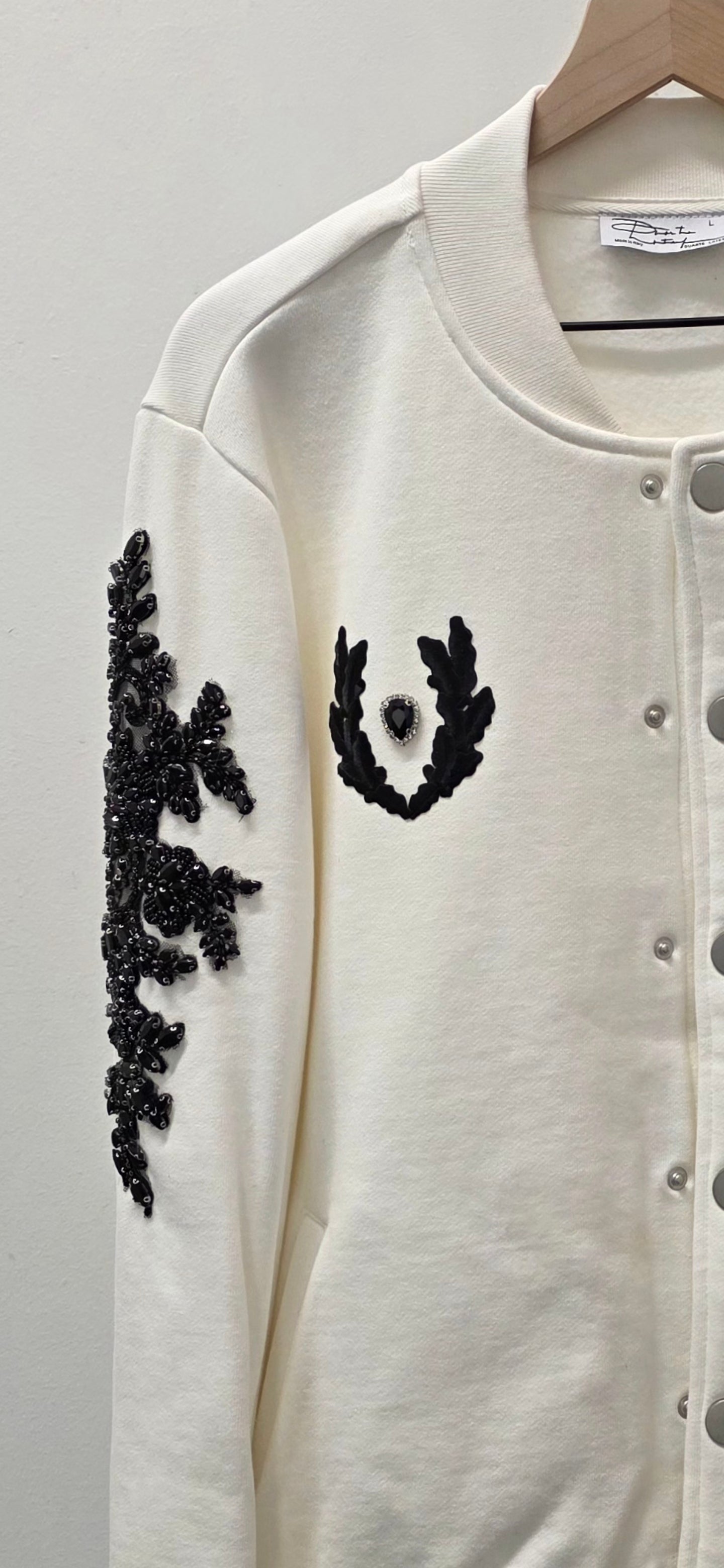 Duarte Lateef Embellished Letterman Jacket