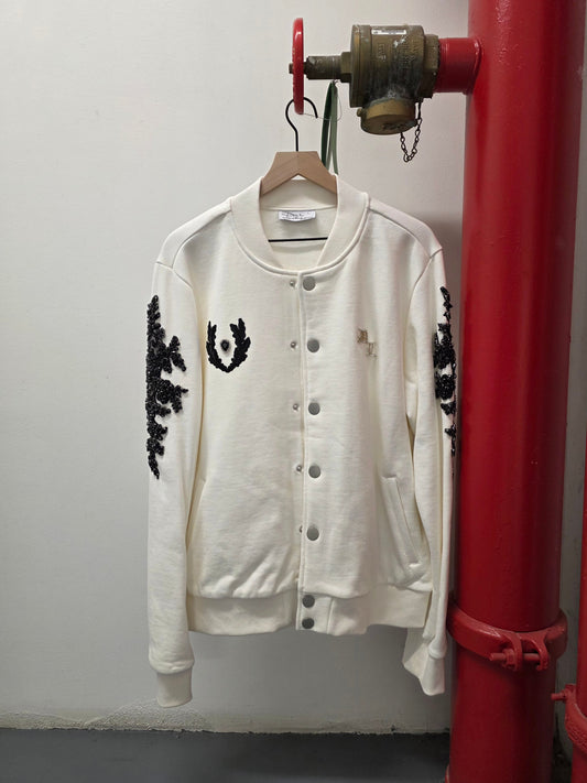 Duarte Lateef Embellished Letterman Jacket