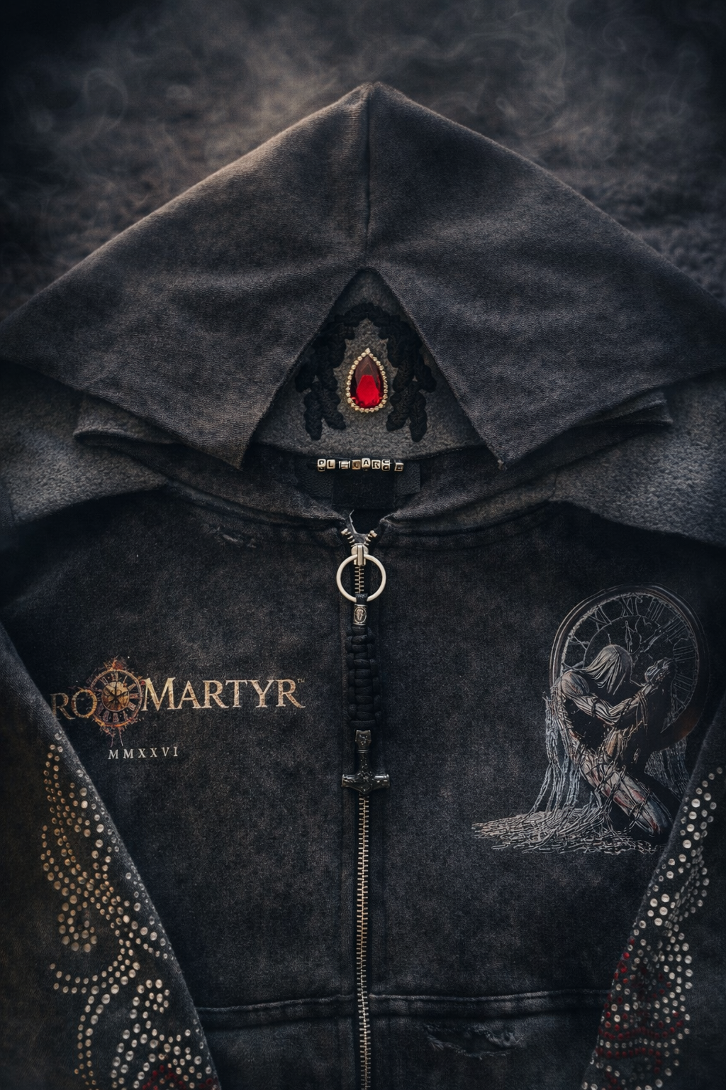ChronoMartyr – LIMITED EDITION Hour of Reckoning Hooded Zip Hoodie