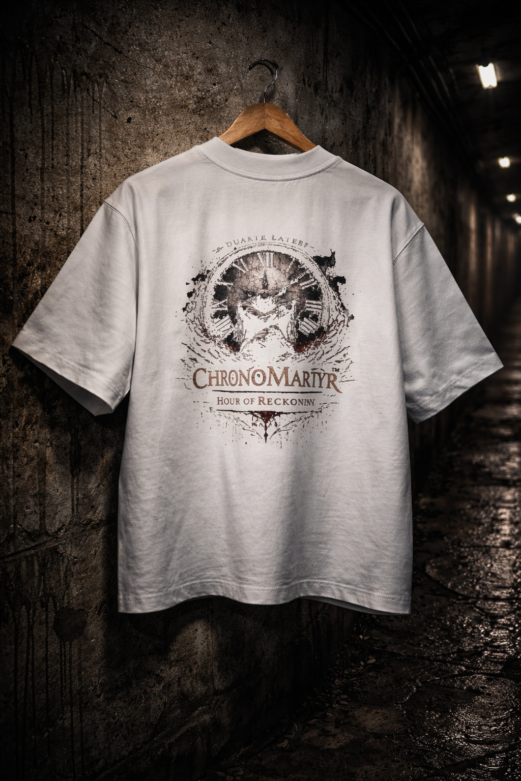 Duarte Lateef Limited Edition CHRONOMARTYR™ TEE
Hour of Reckoning — MMXXVI