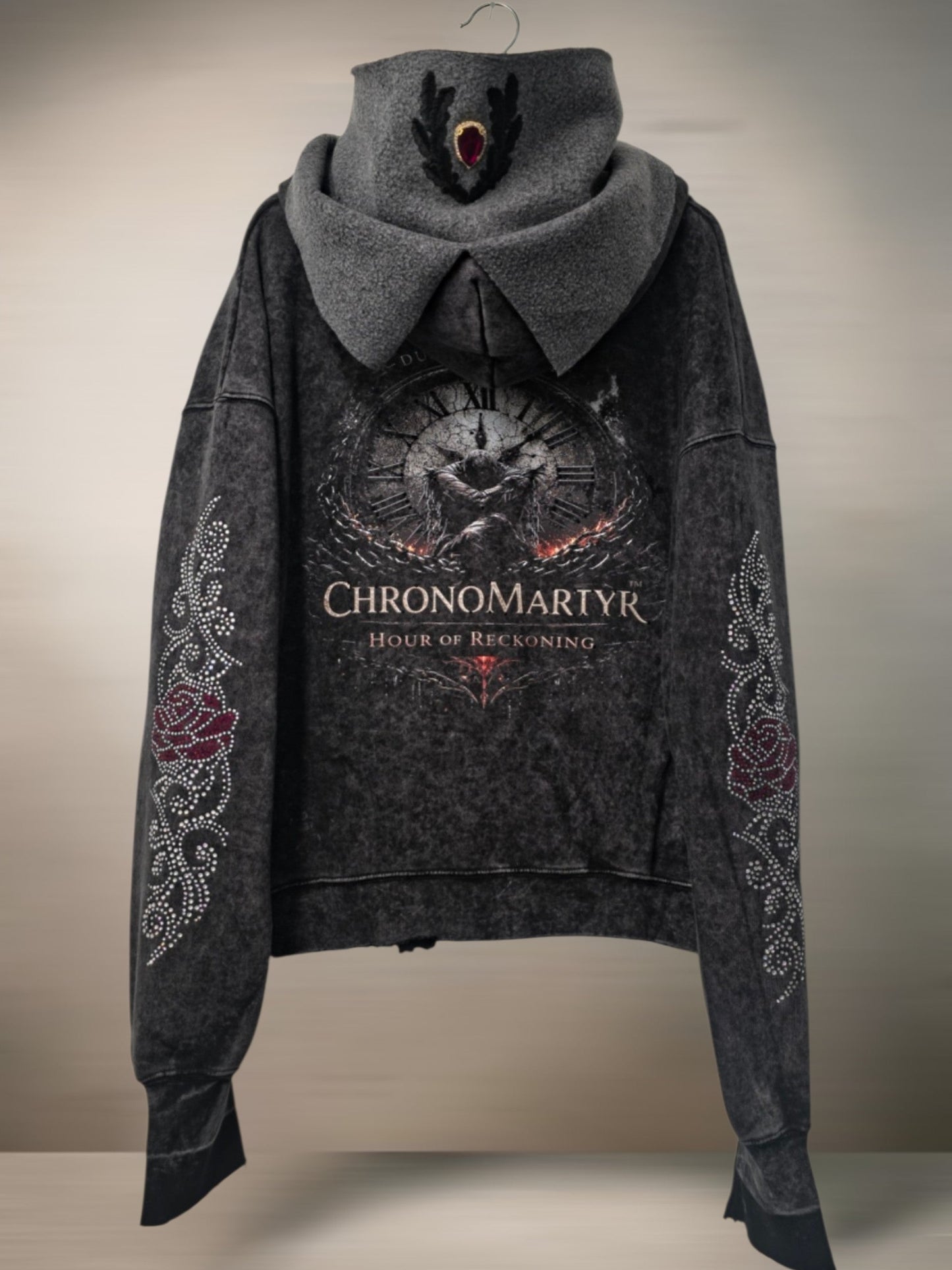 ChronoMartyr – LIMITED EDITION Hour of Reckoning Hooded Zip Hoodie