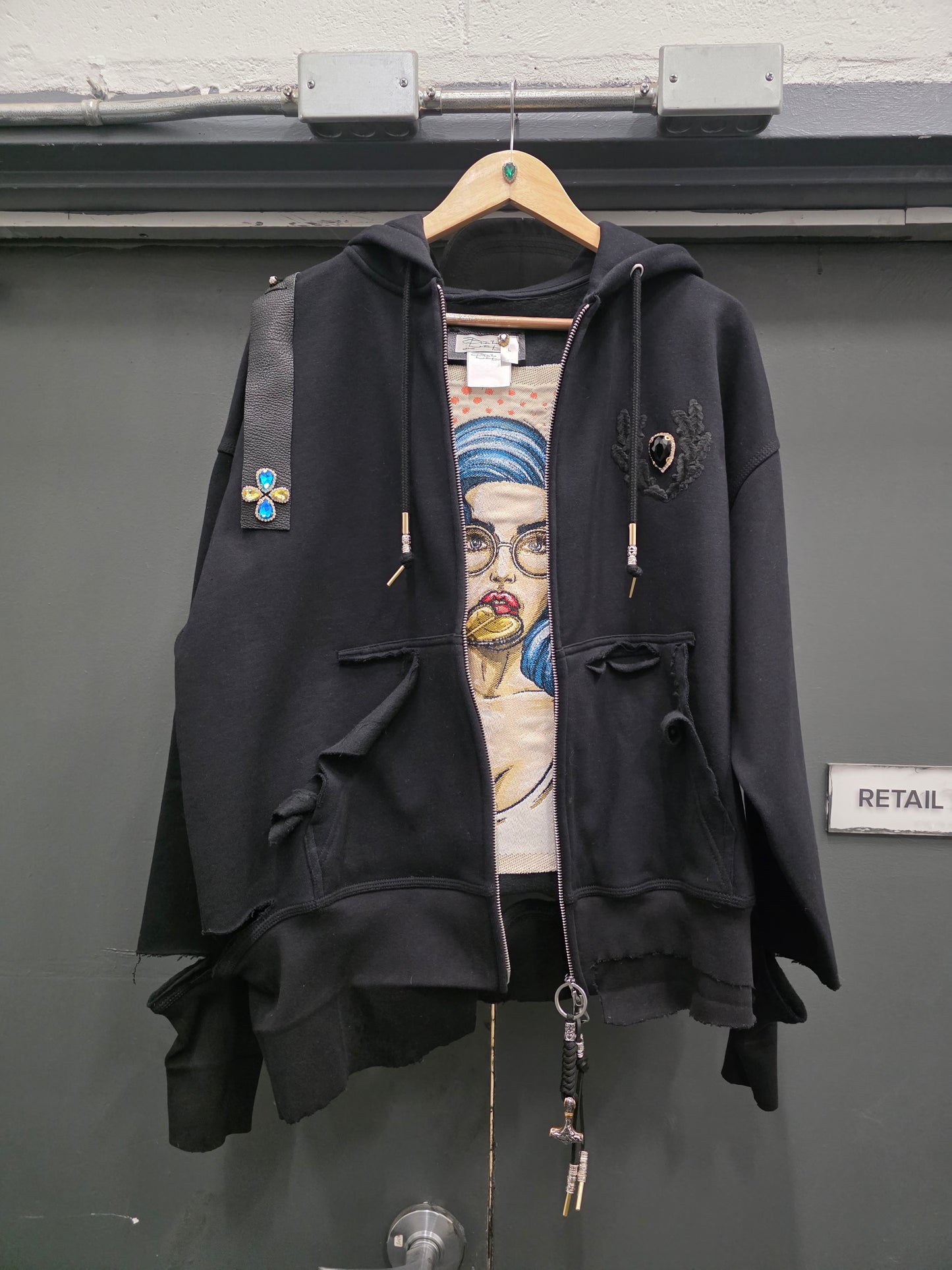 Obsidian Noir Heir to Nothing Hoodie Set