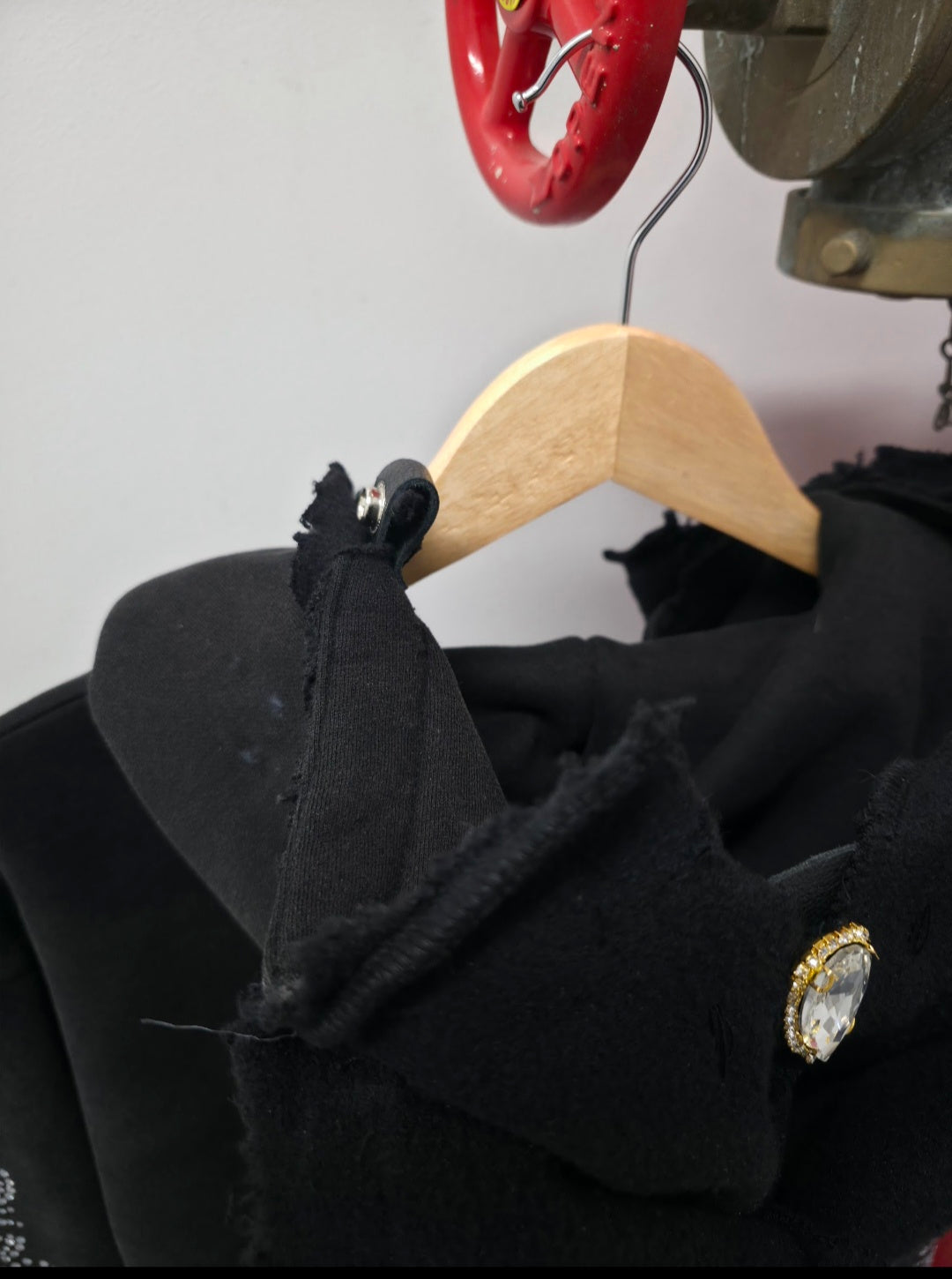 ChronoMartyr™ – LIMITED EDITION Hour of Reckoning Black Vintage Wash Zip Hoodie