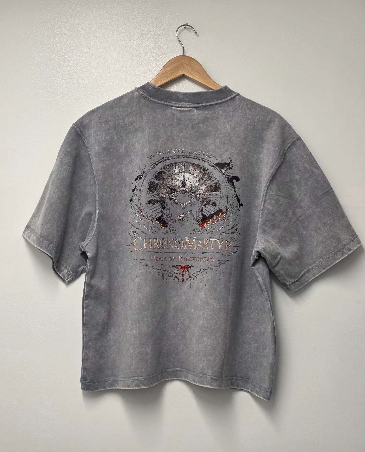 Duarte Lateef Limited Edition CHRONOMARTYR™ TEE
Hour of Reckoning — MMXXVI