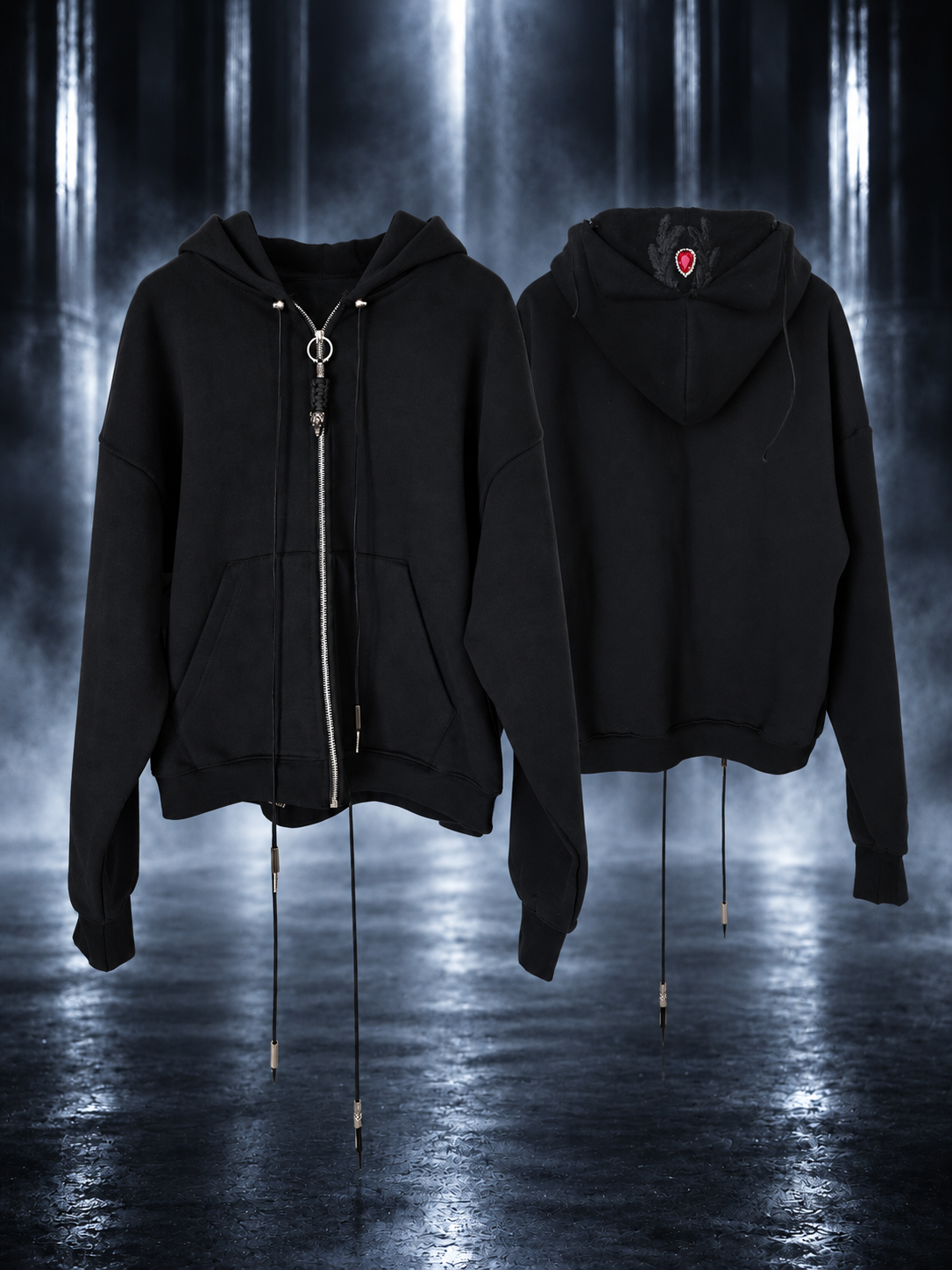Black Mantle Hoodie — Limited Edition Heavyweight