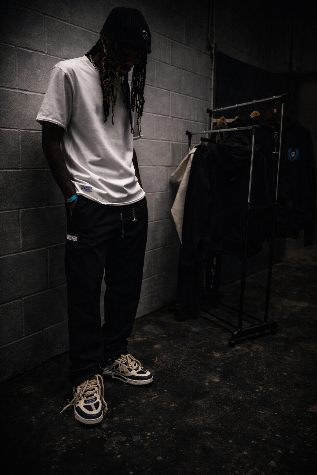 Distressed Heritage drop shoulder t shirt