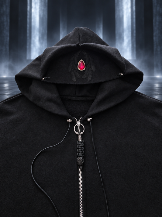 Black Mantle Hoodie — Limited Edition Heavyweight
