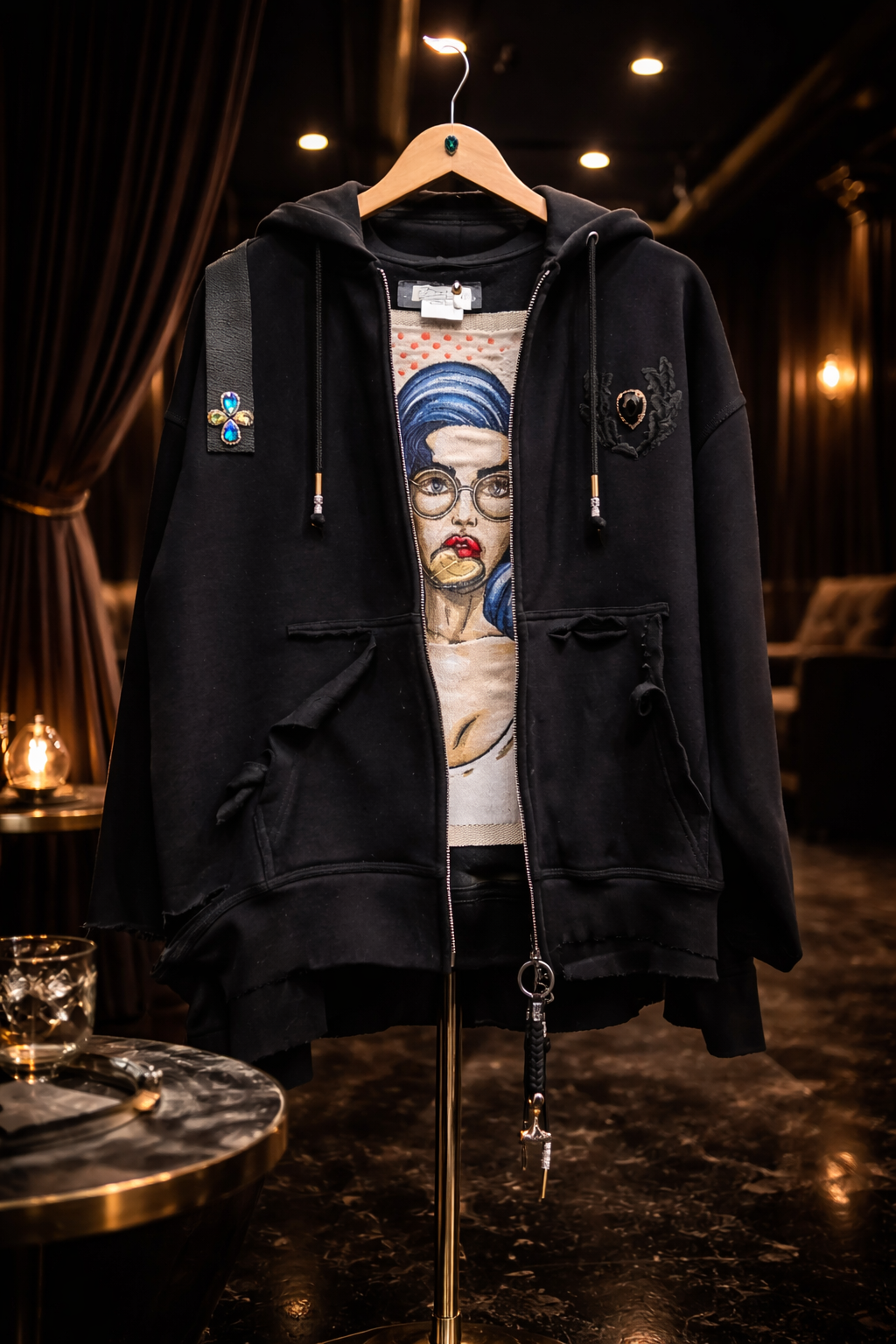 Obsidian Noir Heir to Nothing Hoodie Set